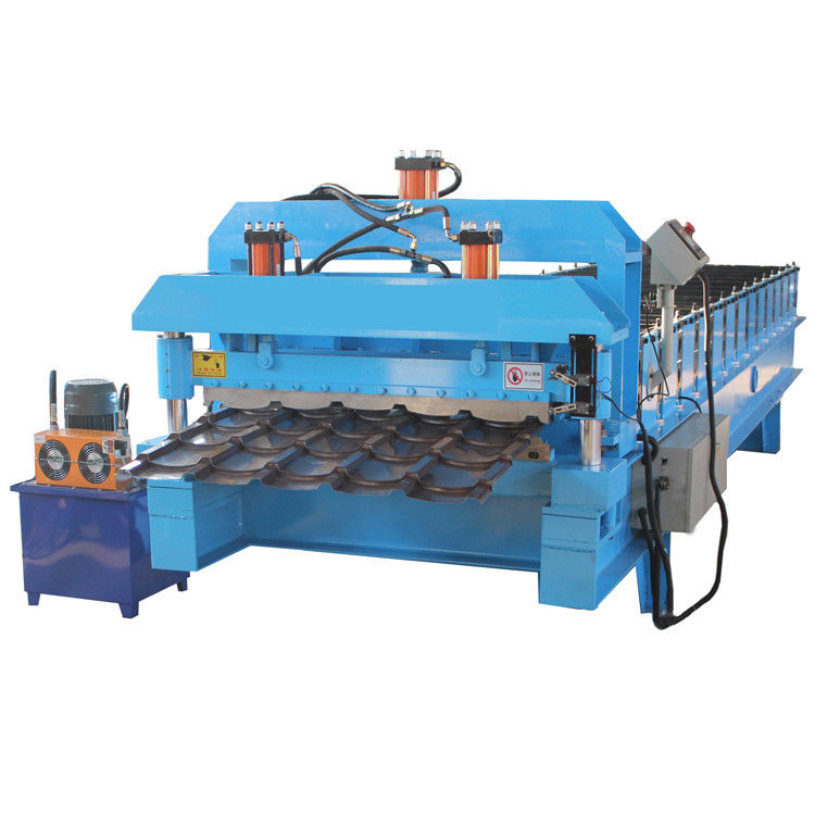 Ppgi Glazed Tile Step Tile Roll Forming Machine Color Steel Roof Making Machine