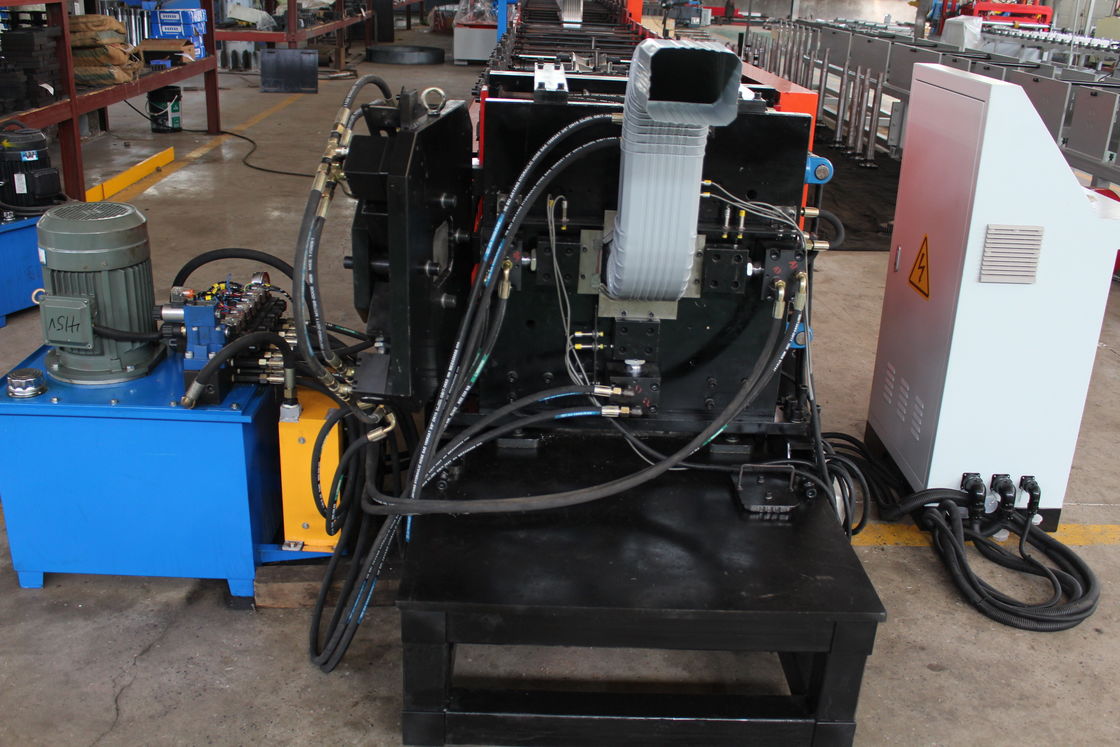 Used Automatic Steel Gutter Forming Machine For Building And Tile Roof Downspouts