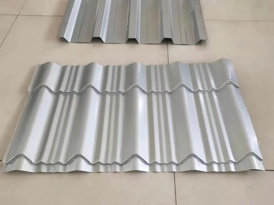 2025 new design Trapezoidal and glazed Double Layer Roof sheet roofing tile Roll Forming Machine