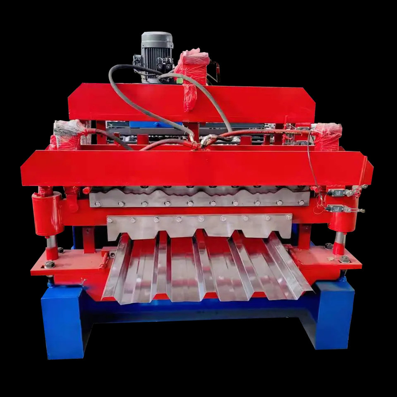 2025 new design Trapezoidal and glazed Double Layer Roof sheet roofing tile Roll Forming Machine