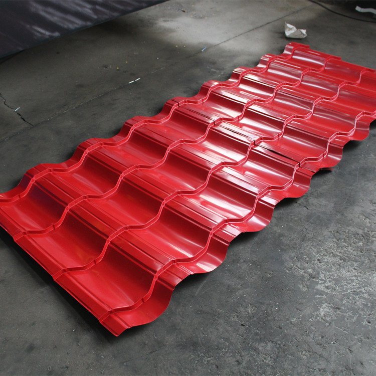 Steel Roof Steel Glazed Tile Roof Tile Roll Forming Machine Antique Color