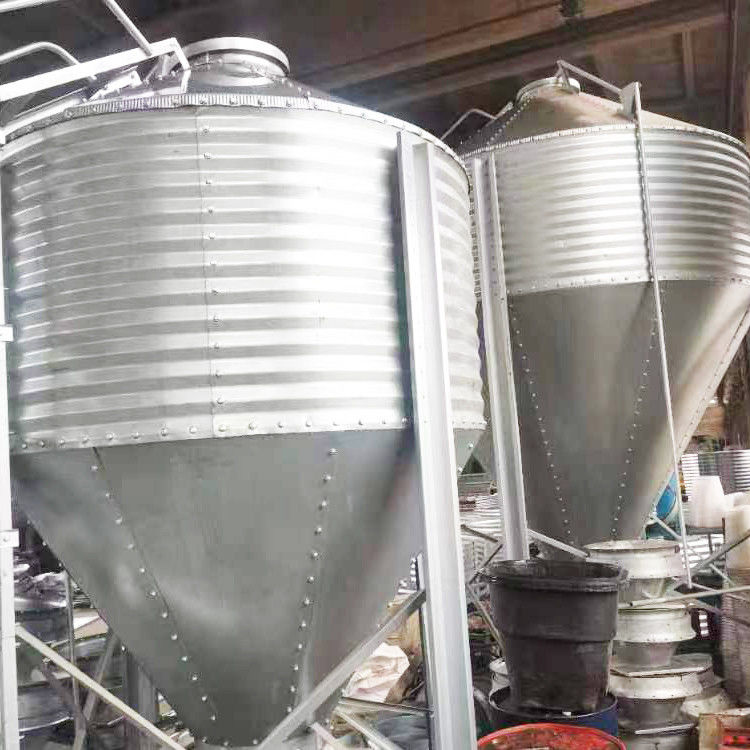 Automatic Curving Metal Grain Sheet Roll Forming Machine For Silo Mill Side Panel