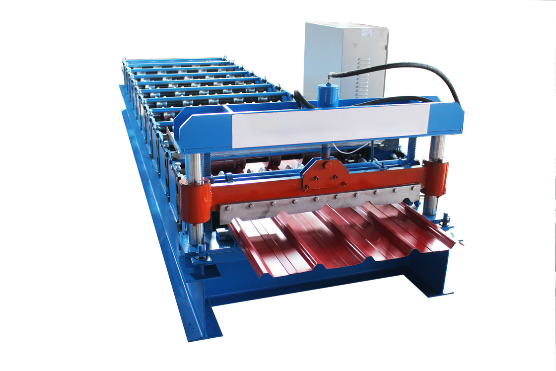Factrory Price 2.5T Wall Panel Roll Forming Machine Hydraulic Cutting With 50mm Shaft Diameter