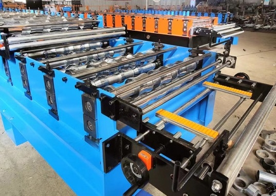 5t Hard Chrome Coated Cold Roll Forming Machine Double Layer For Galvanized Steel
