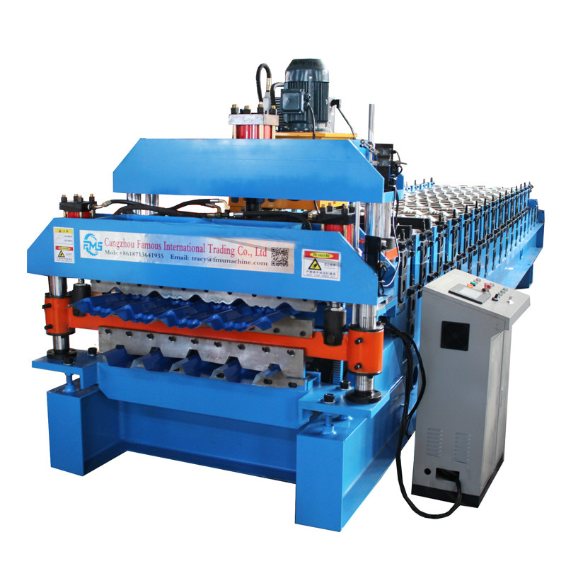 2024 New Design Double Layer Roof Roll Forming Machine 840 Trapezoidal And 836