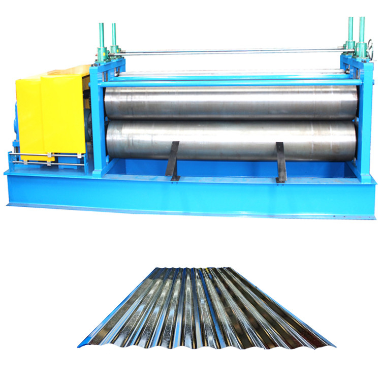 Thin Steel Plate Metal 0.13-0.3mm Thickness Barrel Corrugated Roofing Machine