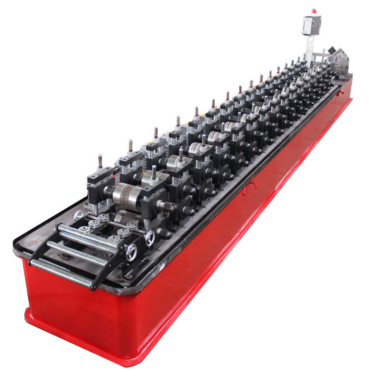 11-12 Rollers Stud And Track Roll Forming Machine Chain Transmission For Production