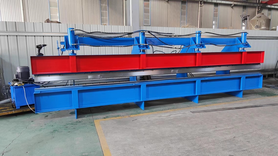 380V/50HZ Button Foot Switch Controlled Hydraulic Press Machine For 3000mm 1.5mm