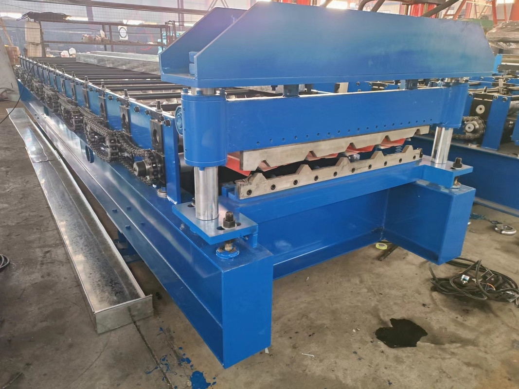 Newest Type Popular Automatic Galvanized Aluminium Colored Steel Profile Metal Roofing Sheet Making Machine