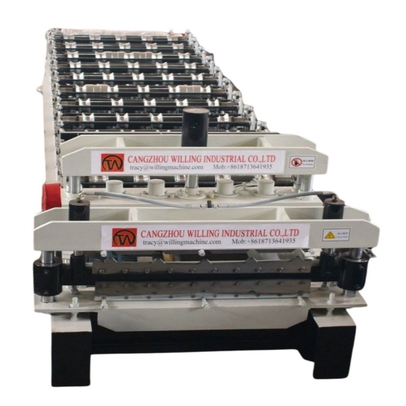 Customizable Double Layer Roofing Tile Machine for Trapezoidal Corrugated Glazed Tile