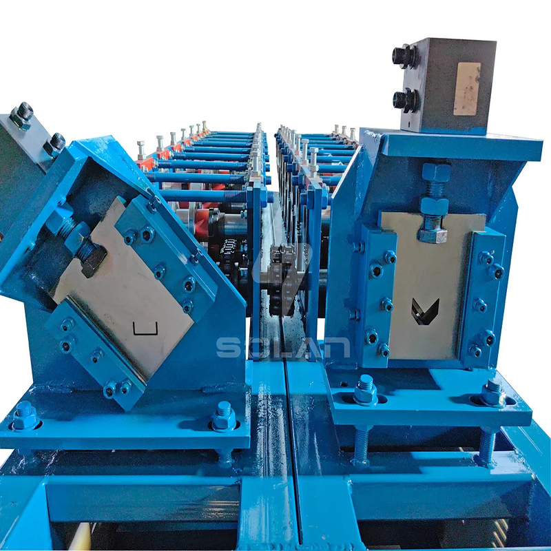C U Stud With Punching Stud And Track Roll Forming Machine With High Speed