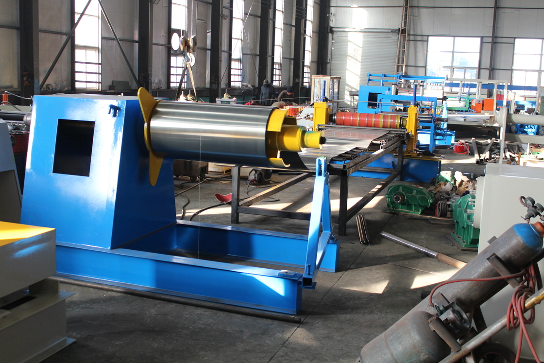 1200mm Width 3-6mm Steel Coil High Speed Slitting Production Line Machine With Hydraulic Uncoiler And Recoiler