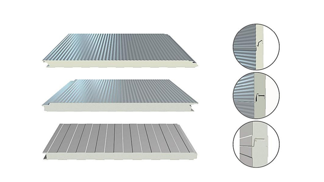 High Speed EPS Rockwool Sandwich Roof Tile Panel Production Line For Construction