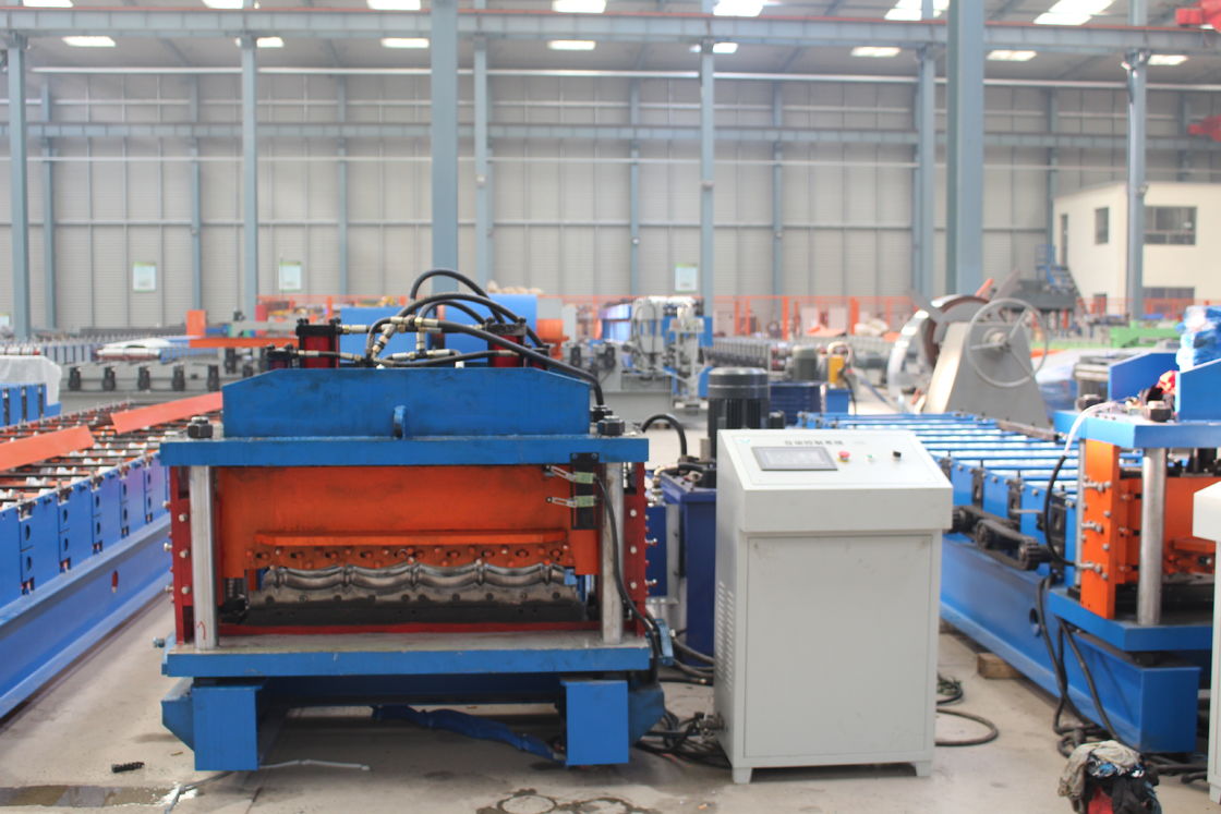 the factory price for 0.3-0.8mm thickness Glazed Roof sheet forming machine
