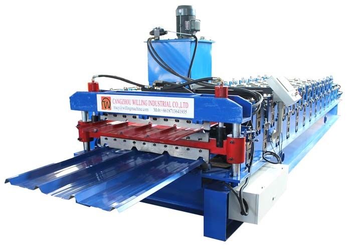 Trapezoidal and corrugated  Double Layer Roof sheet roofing tile Roll Forming Machine