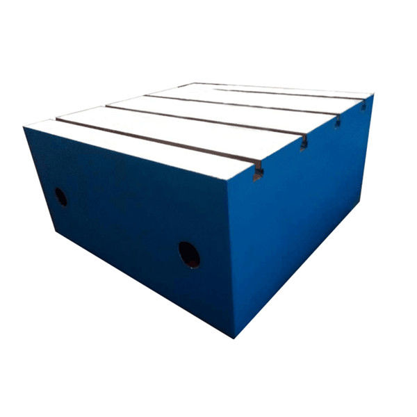 Blue Cast Iron T Slot Block For Machine Ded 800 X 800 MM Long Service Life