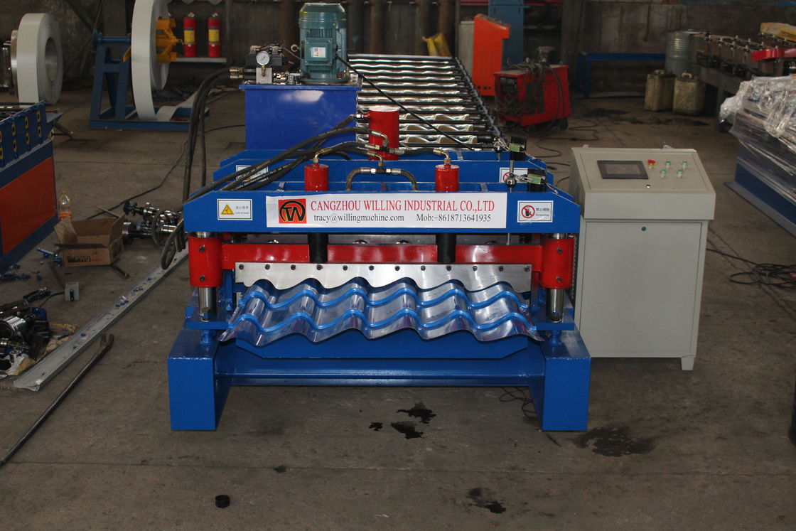 Lightweight Stile Roof Panel Roll Forming Machine 3-4 M / Min High Speed