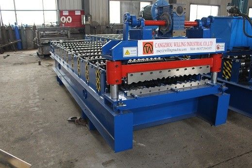 Wave Shape 0.9mm 3.5kw Corrugated Roof Roll Forming Machine