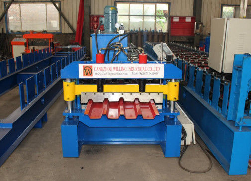 Ibr 686 High Speed 0.25mm Roof Tile Roll Forming Machine Portable