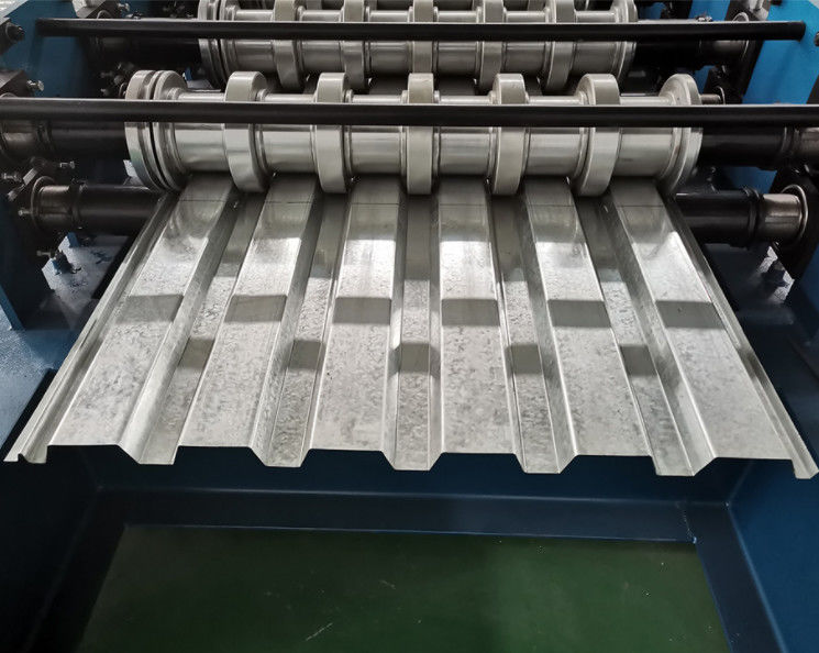 Trapezoidal Profile Colored Metal Floor Deck Roll Forming Machine