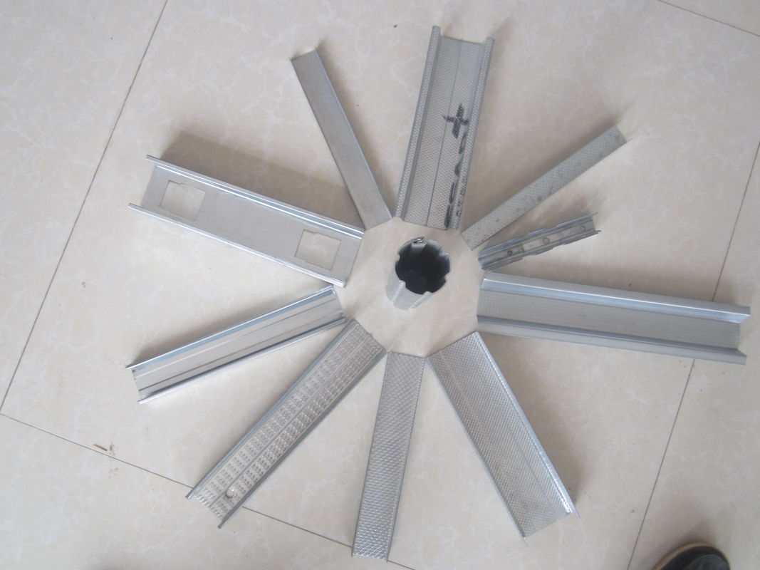 Light Steel Keel Drywall 3P U Channel Roll Forming Machine High Speed Touchable