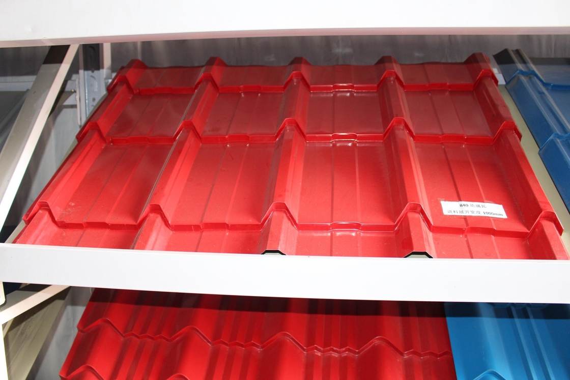 Ppgi Corrugated 0.3mm Metal Roofing Sheet Forming Machine Fully Automatic