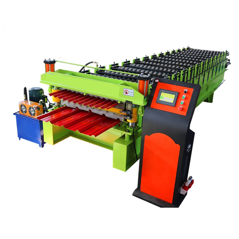 12m/Min Double Layer Roll Forming Machine To Trapezoidal Corrugated Metal Roof