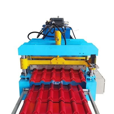 Super High Speed Hydraulic Step Tile Roll Forming Machine Low Noise