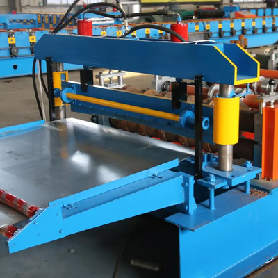 Full Automatic 0.3-0.8mm Steel Floor Deck Roll Forming Machine 5m/Min