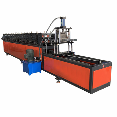 Cold Steel C & U Channel Purlin Roll Forming Machine Hydraulic Cutting