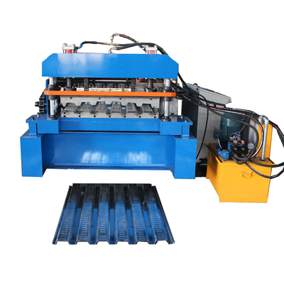 Cold Forming PLC Floor Decking Machine / Equipment 15m/Min