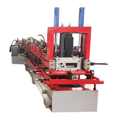 Plc Control System Cz Purlin Machine Cr12mov Cutting Blade 3.5t Weight