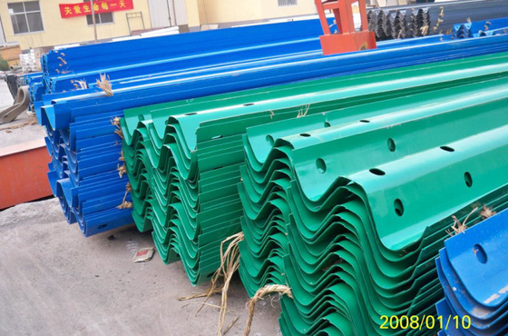 Gcr15 Rollers Highway Guardrail Roll Forming Machine 350Mpa Yield Strength 380V 50Hz Power Supply