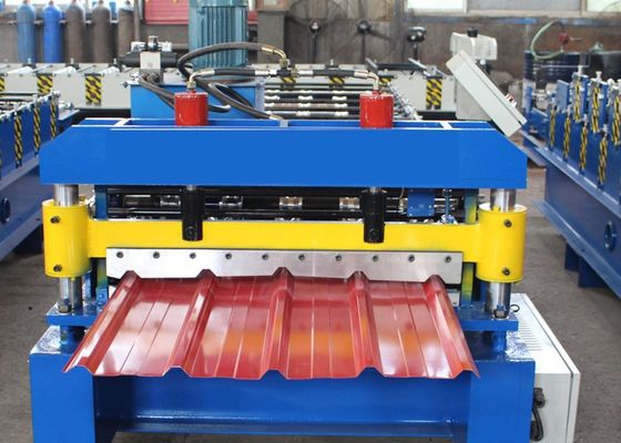 High Speed Glazed Tile making Roll Forming Machine With 60mm Shaft Diameter