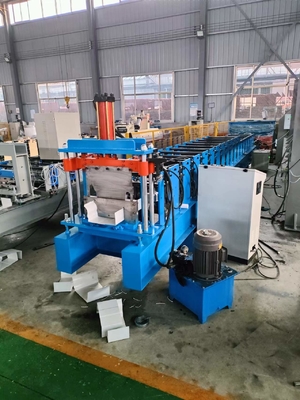Cold Steel Gutter Forming Machine / Rain Gutter Machine Manufacturer
