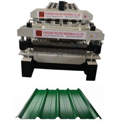 Customizable Double Layer Roofing Tile Machine for Trapezoidal Corrugated Glazed Tile