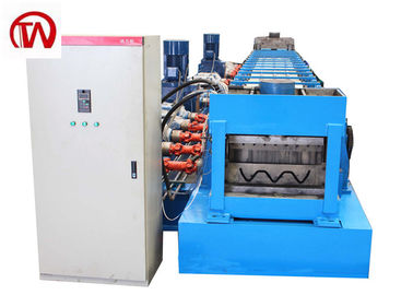 2024 11kw 5.5kw GI Highway Guardrail Roll Forming Machine Cr12Mov Cutting Blade Material