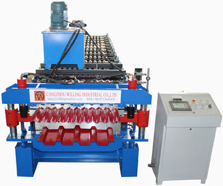 Double Deck Ppgi Roof Sheet Making Machine Plc Control