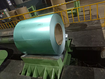 Green Galvalume / Galvanized Steel Coil For Stone Coat Metal Roofing Tile