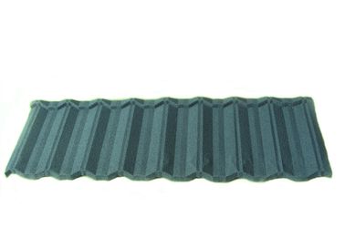 High Strength Stone Coated Metal Roof Shingles Anti Rust Long Life Span