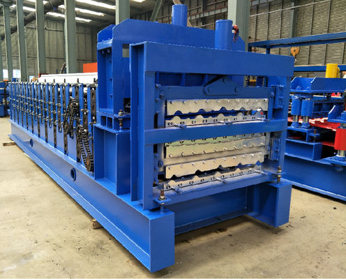 Three Layer 0.3mm Roof Sheet Forming Machine Plc