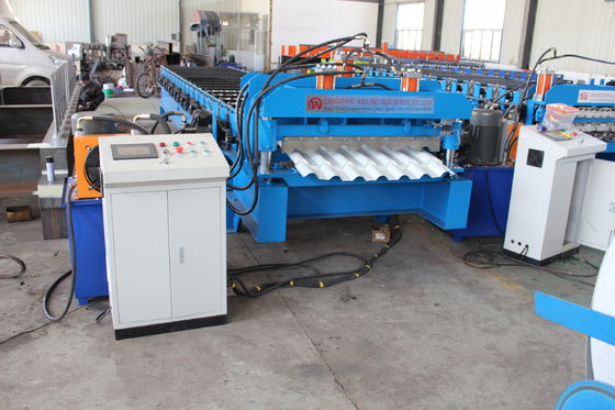 Arc Sheet Aluminium Step GL Roof Tile Forming Machine