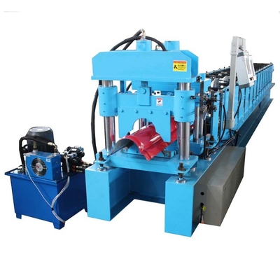 0.25mm Semicircle Ridge Cap Metal Tile Forming Machine Automatic Plc Control