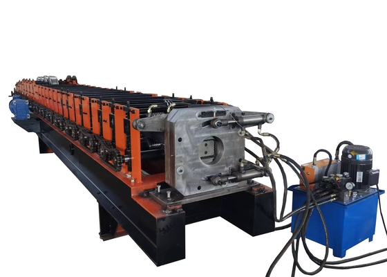 Hydraulic Cutting Gl Down Pipe Roll Forming Machine Plc Control