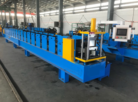 Customized 0.8mm Down Pipe Roll Forming Machine Rain Water Gutter Making